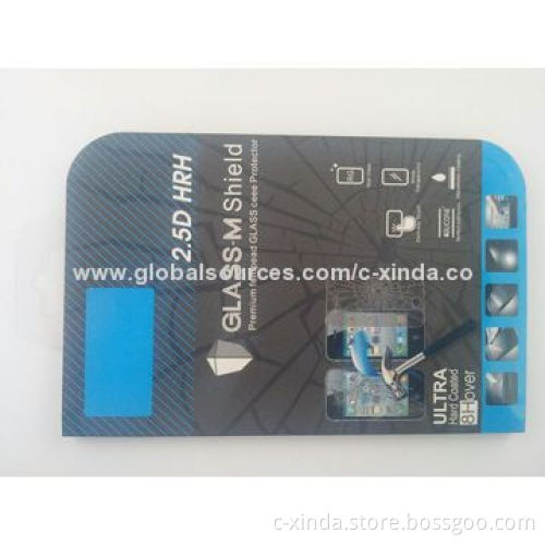 Tempered Glass Screen Protectors for iPhone 6, with 0.4mm Thickness and Surface Hardness of 8-9H